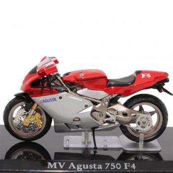 Machetă moto Magazine Models [1:24] - MV Agusta 750 F4 - Silver/Red